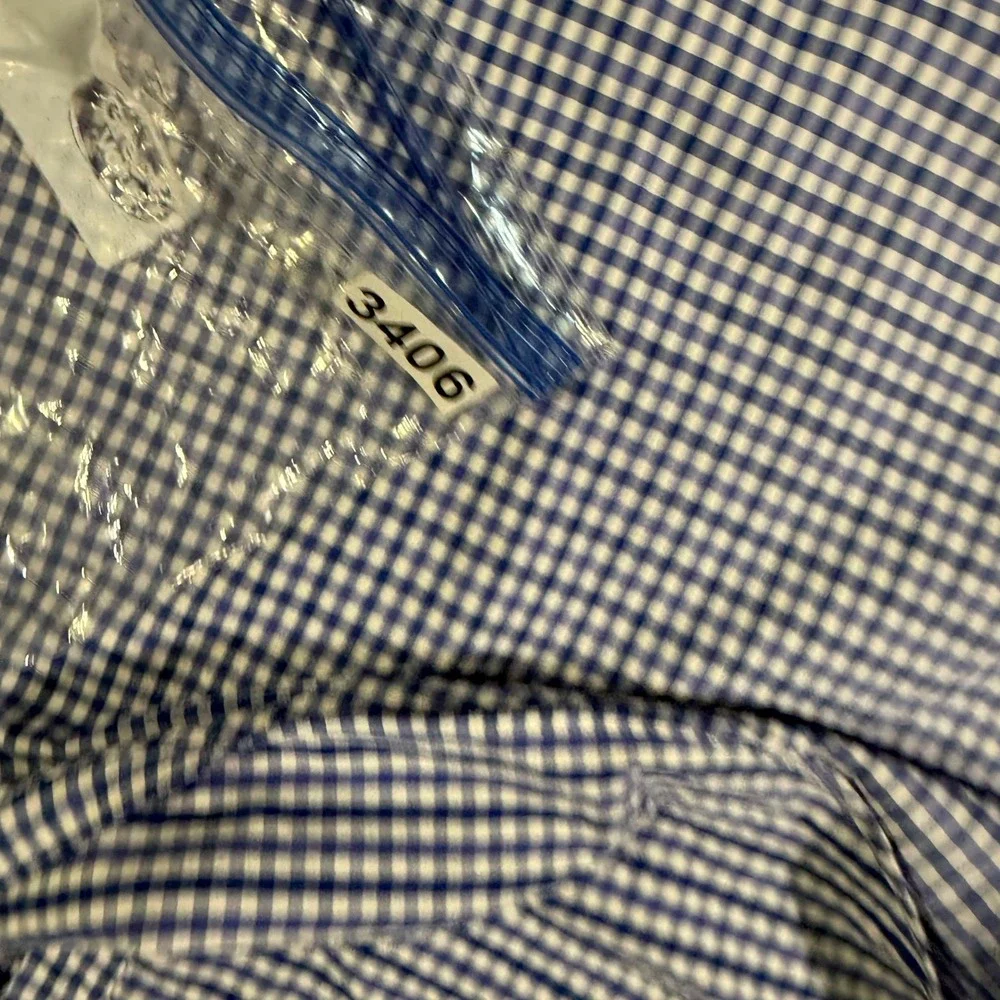 Polo Ralph Lauren Performance Button Down Shirt Blue White Gingham Men's Size XL